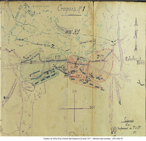 Jary carte chemin des dames